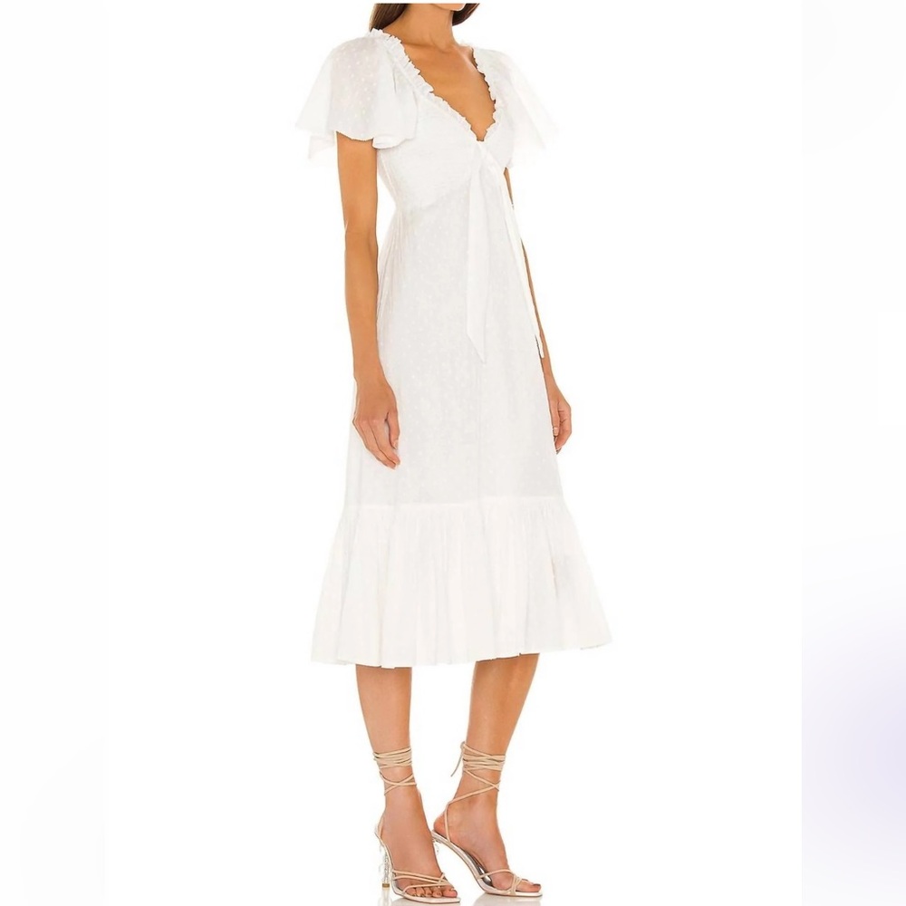 NWT Cleobella Ashlyn Ivory Midi Dress Size XS - Picture 2 of 10
